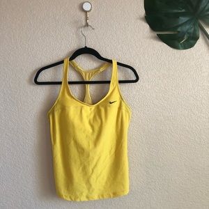 Livestrong Nike Yellow Razorback Tank